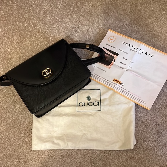 Vintage Gucci adjustable bag